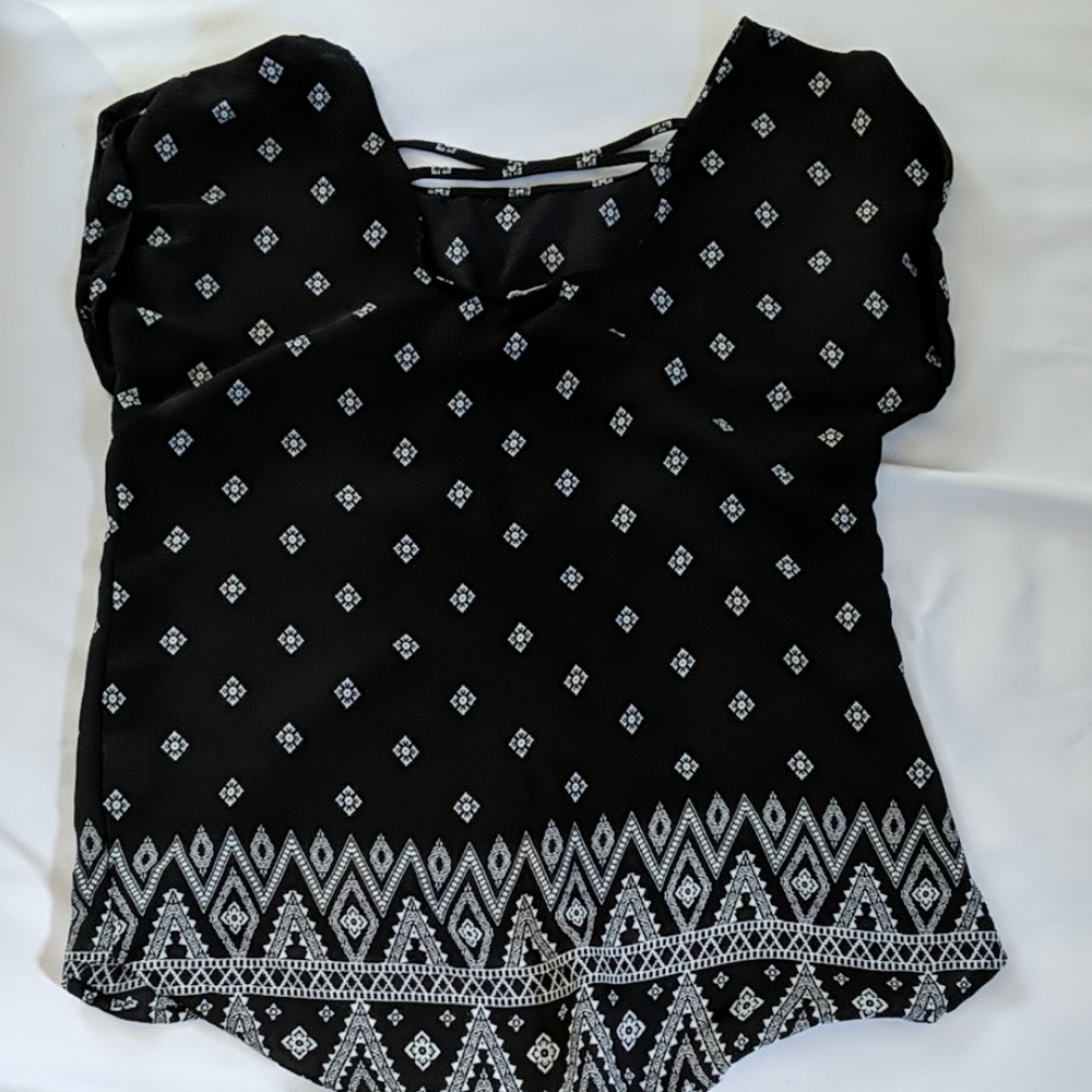 Navy blouse